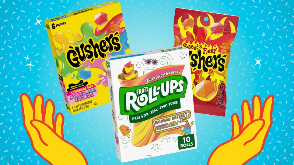 NEW GUSHERS NEW FRUIT ROLL UPS MAY 2026