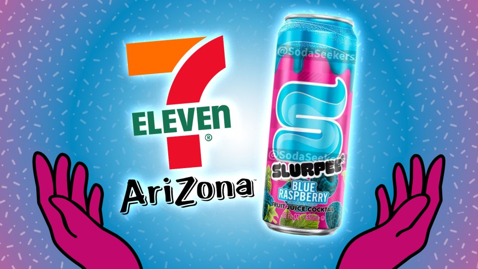 AriZona Slurpee Blue Raspberry Fruit Juice Cocktail Only At 7-Eleven