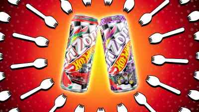 AriZona x Hot Wheels Watermelon Drift and Rad Berry Black & White Teas