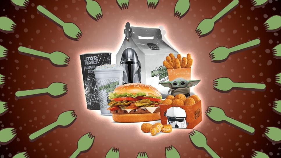 Burger King The Mandalorian and Grogu Star Wars Menu