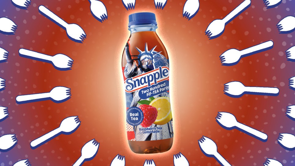 Snapple Two Hundred Fif-TEA Party Raspberry Tea & Lemonade