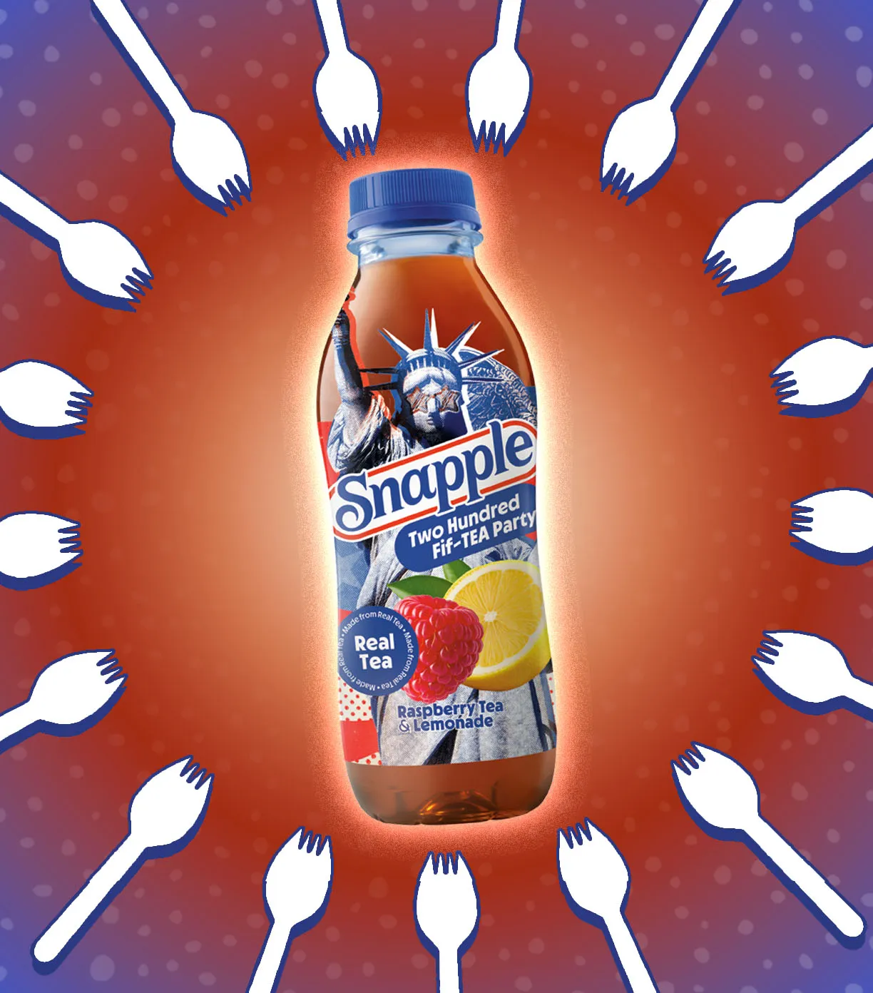 Snapple Two Hundred Fif-TEA Party Raspberry Tea & Lemonade