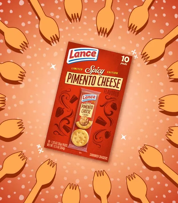 Lance Spicy Pimento Cheese Sandwich Crackers