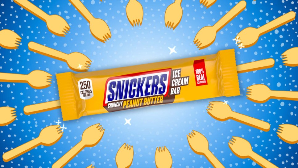 snickers crunchy peanut butter ice cream bar