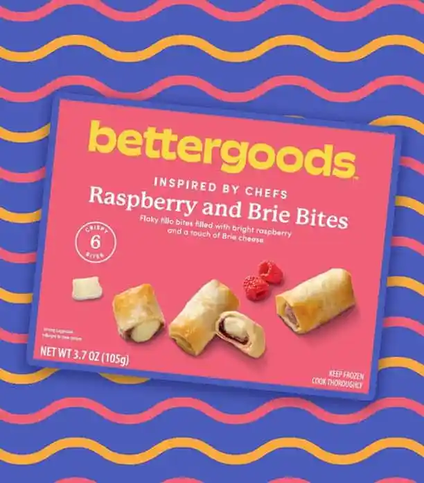 bettergoods raspberry and brie bites