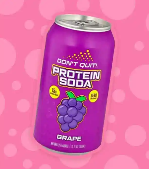 best grape protein soda