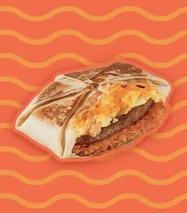 Breakfast Sausage Crunchwrap 