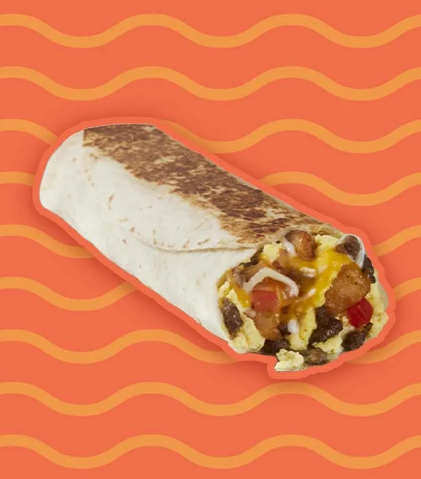 Grande Toasted Sausage Breakfast Burrito 