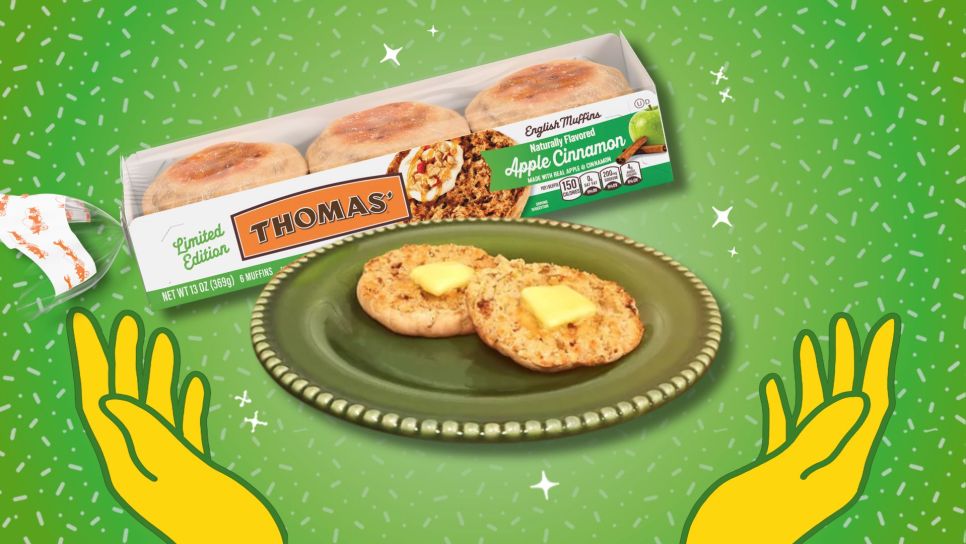 apple cinnamon thomas' english muffins
