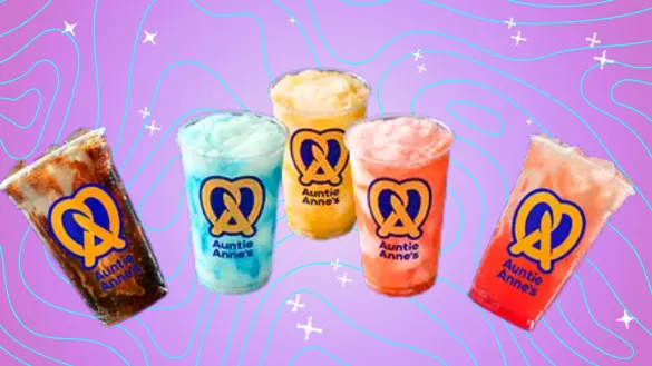 auntie anne's dirty soda menu