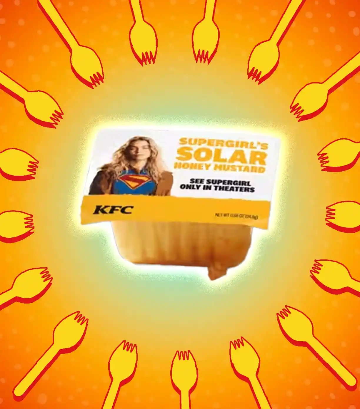 KFC X Supergirl: Supergirl's Solar Honey Mustard