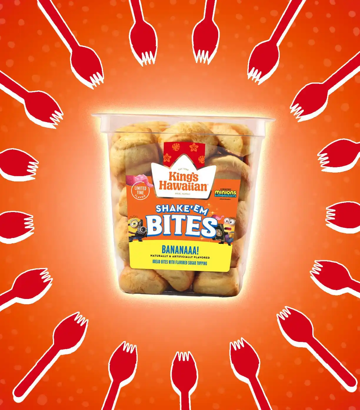 King's Hawaiian Shake 'Em Bites - Bananaaa!