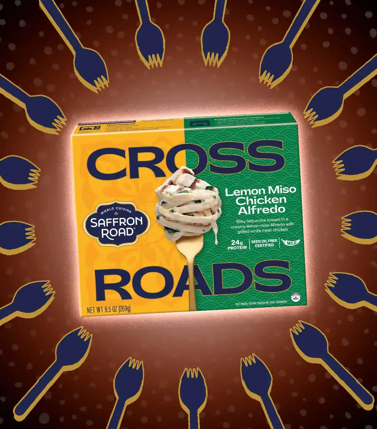 Saffron Road Crossroads - Lemon Miso Chicken Alfredo