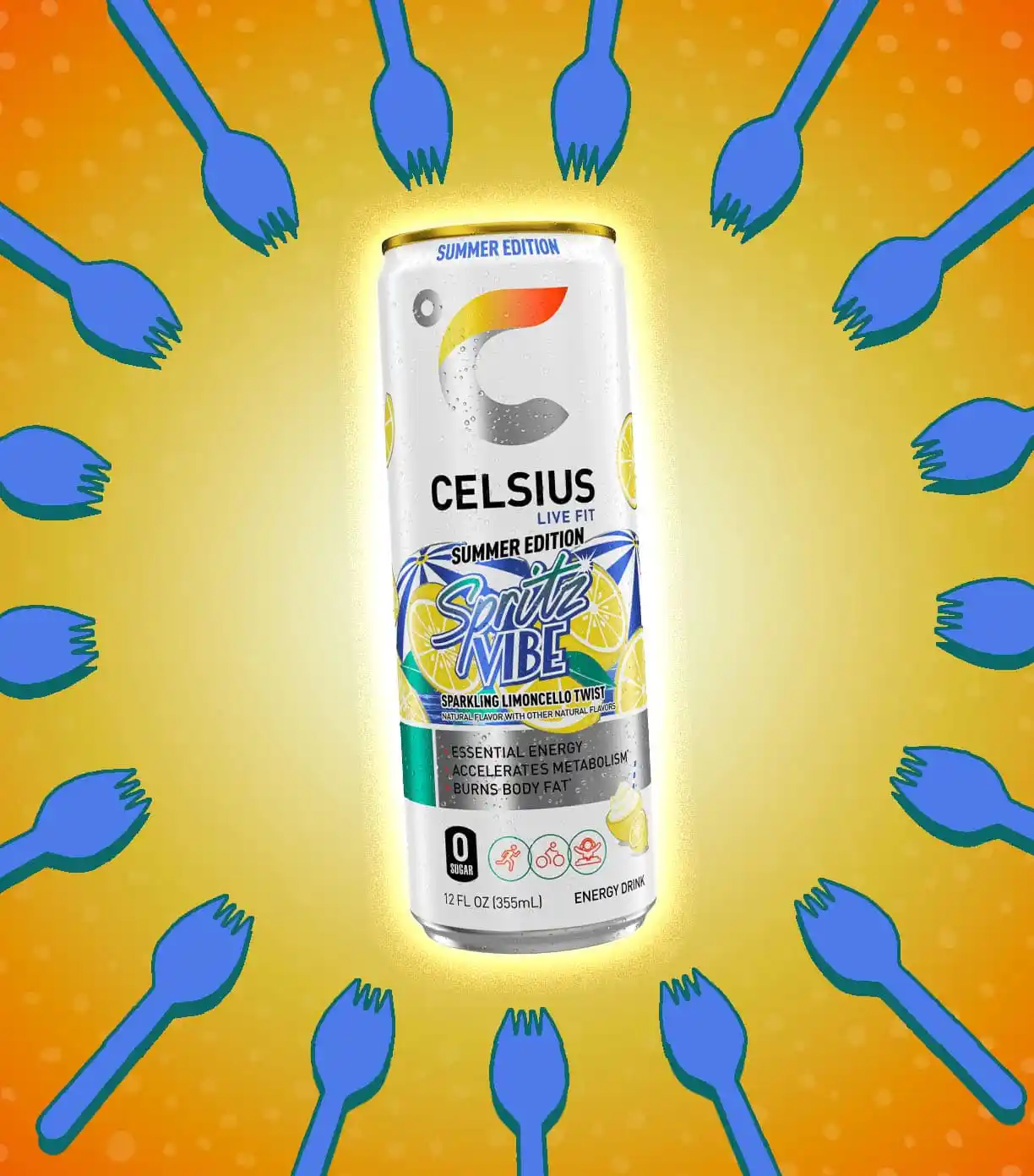 CELSIUS Spritz Vibe Summer Edition: Limoncello Twist Energy