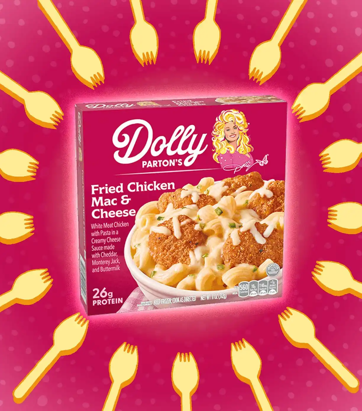 Dolly Parton's Fried Chicken Macaroni & Cheese Frozen Meal
