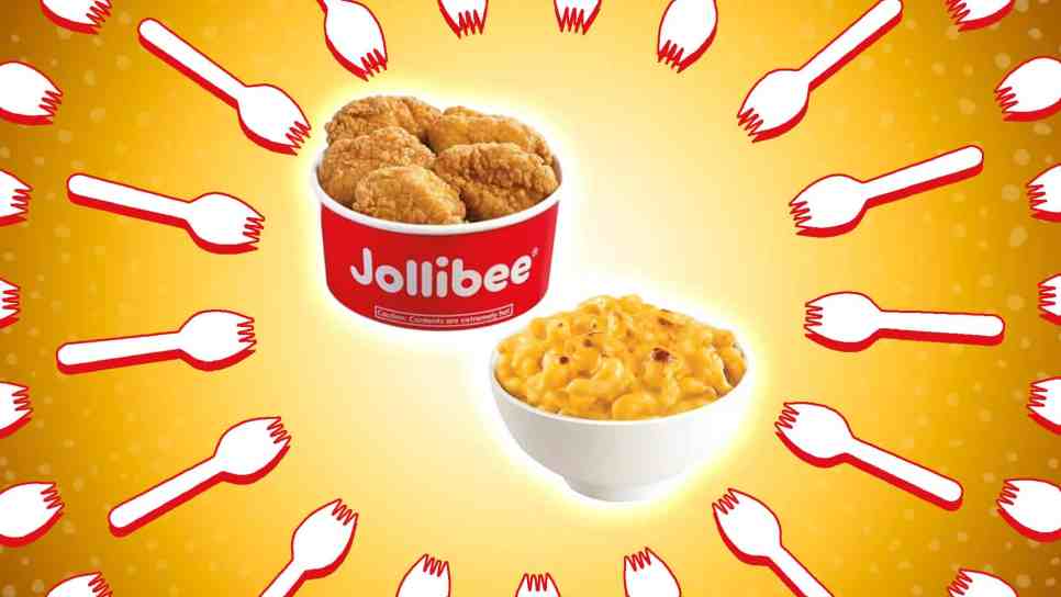 Jollibee Chicken Nuggets and Macaroni & Cheese