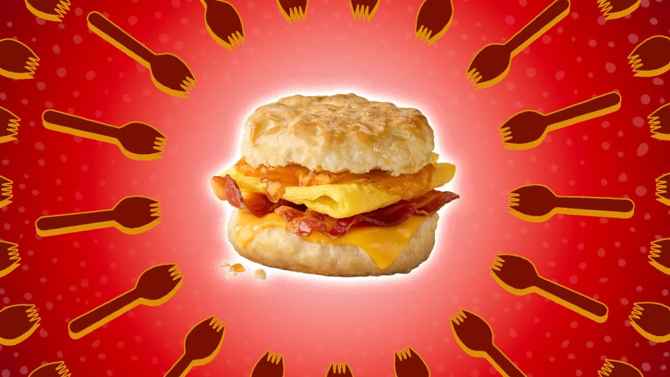 Honey Brown Butter Bacon, Egg & Cheese Biscuit