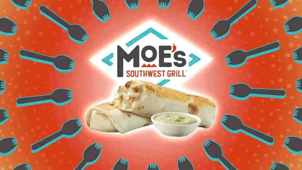 Grilled Burrito Dippers from Moe's Southwest Grill