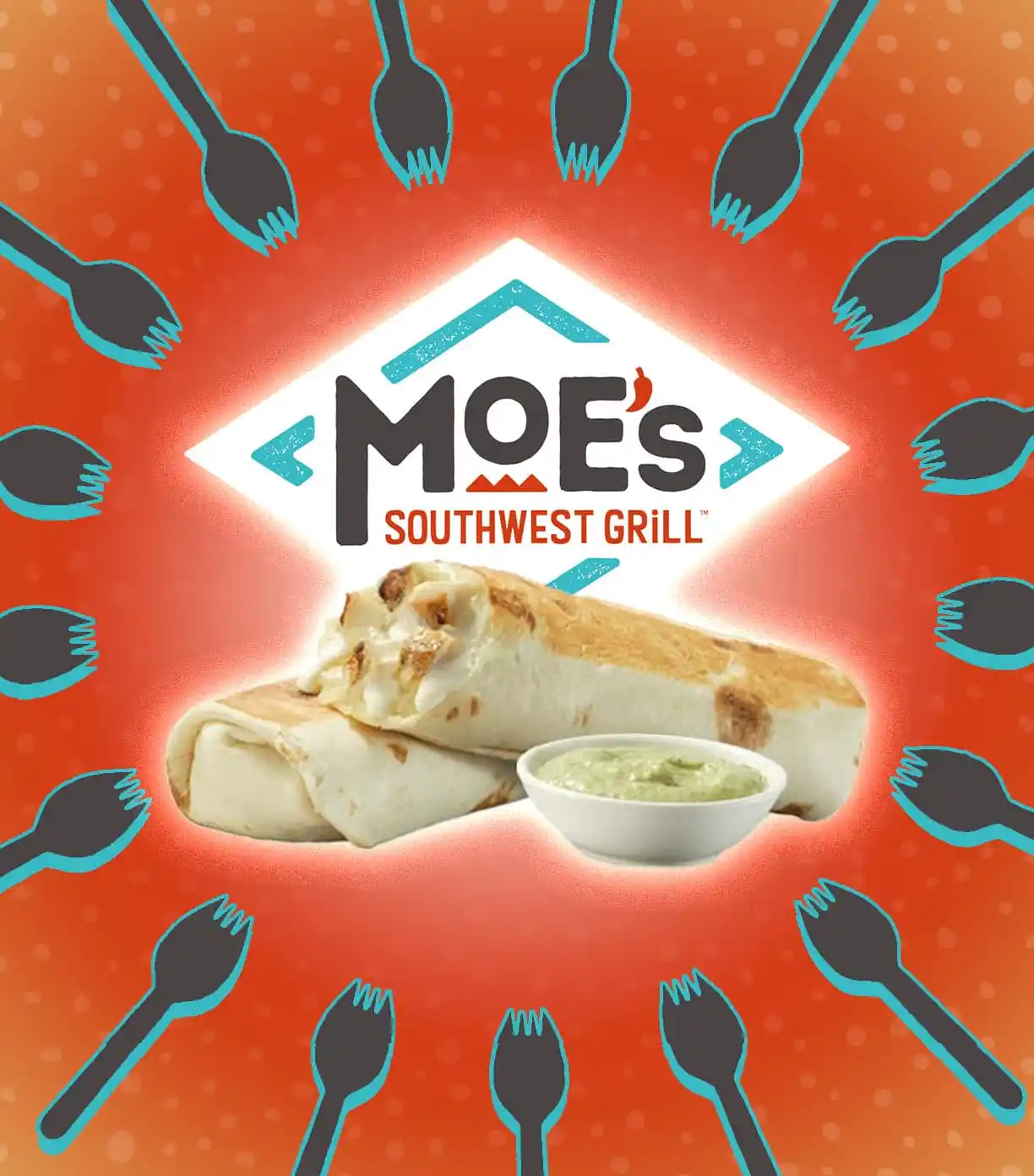 Grilled Burrito Dippers from Moe's Southwest Grill