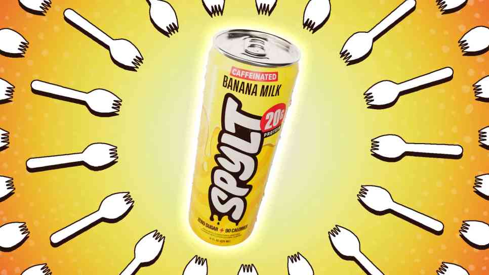 SPYLT Caffeinated Protein Milk: Banana
