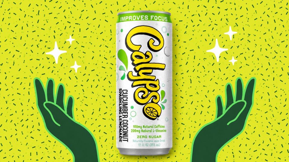 a can of Calypso sparkling lemonade