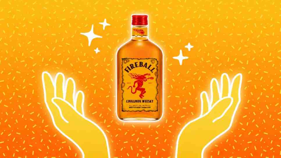 Fireball Whisky bottle