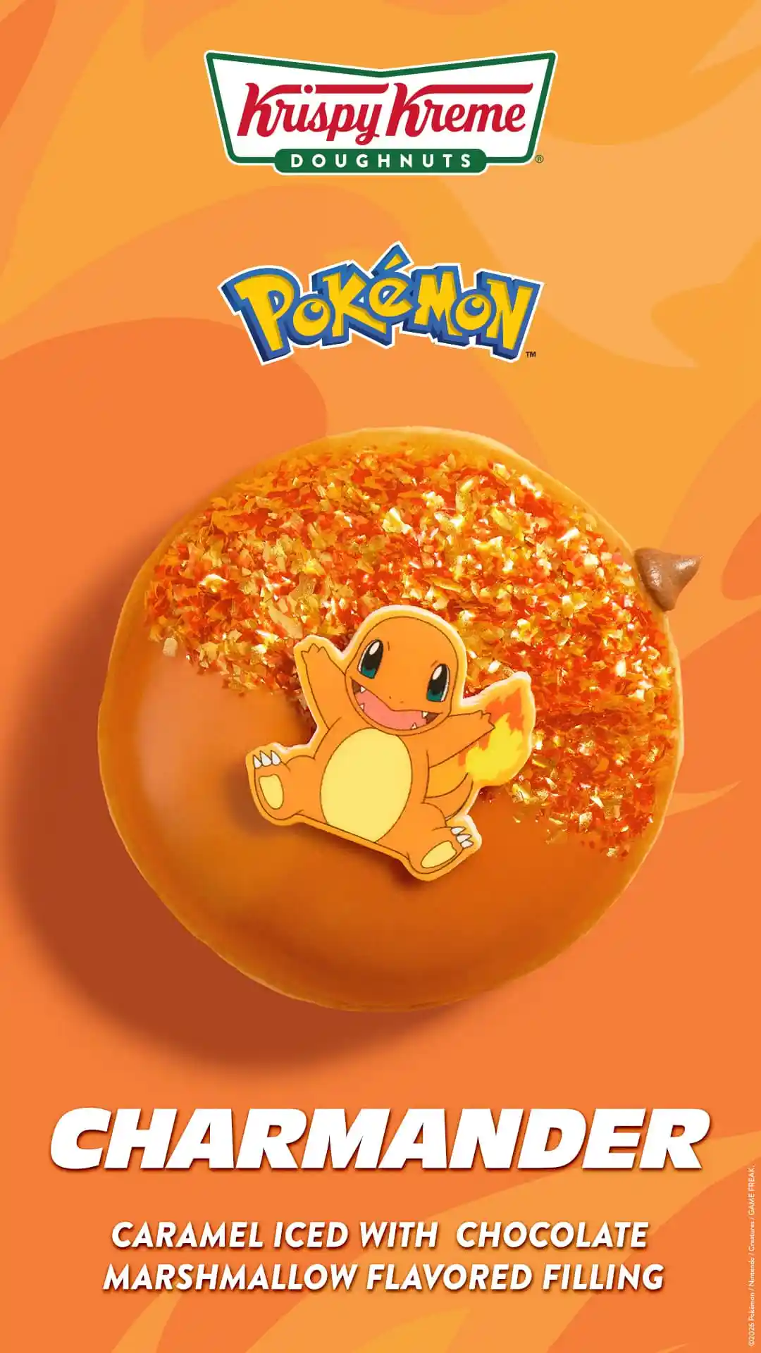 Charmander Krispy Kreme Pokémon Donut
