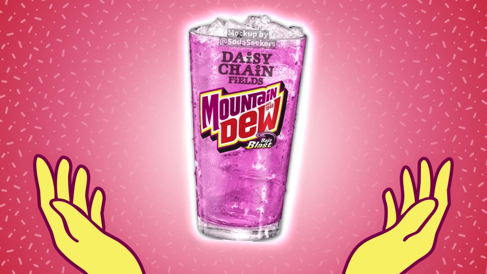Mountain Dew Pink Baja Blast Mockup by @SodaSeekers