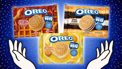 OREO Twist Lick Vote: Chicken & Waffles, Deep Fried, and Banana Pudding OREO Cookies
