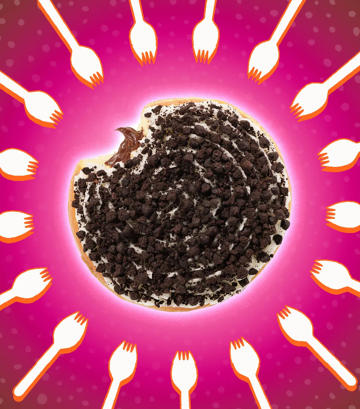 Dunkin Ice Cream Cake Donut