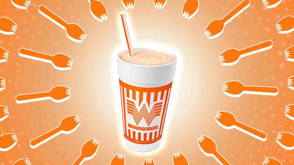 Whataburger Peaches & Cream Shake