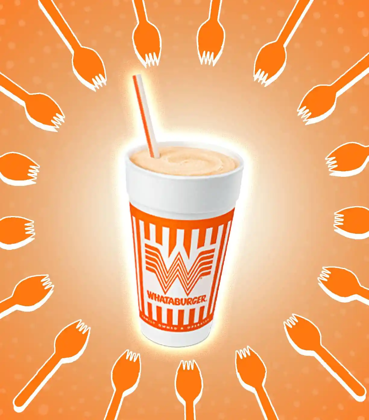 Whataburger Peaches & Cream Shake