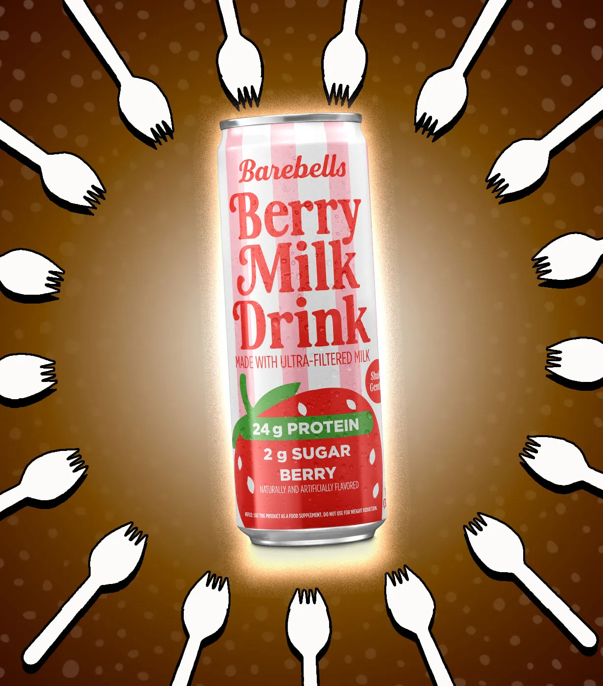 Barebells Berry Milk Drink