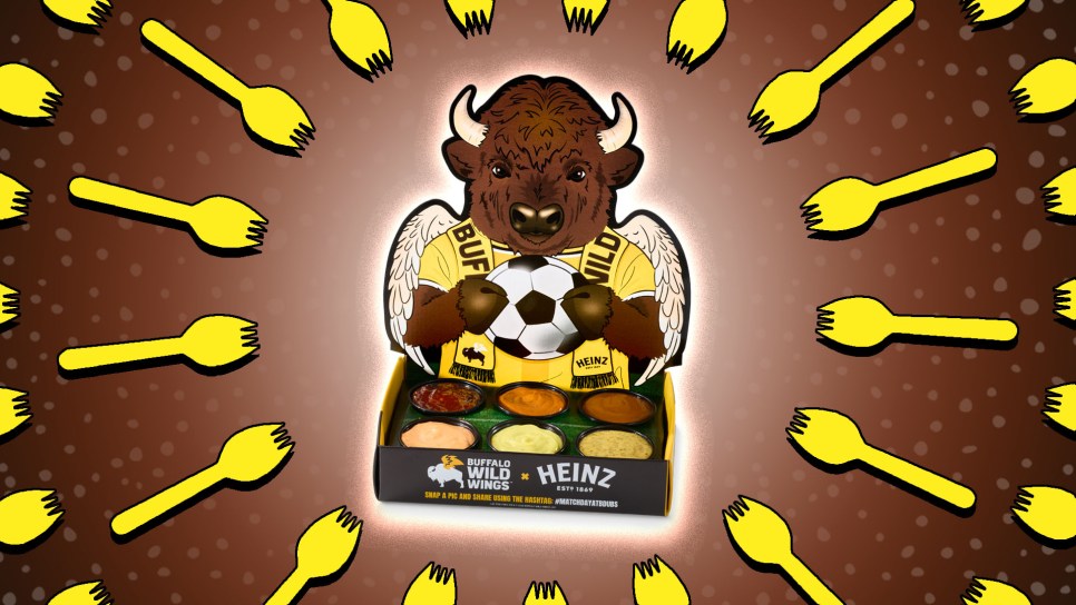 Buffalo Wild Wings x Heinz Around The World Dipping Sauce Flight