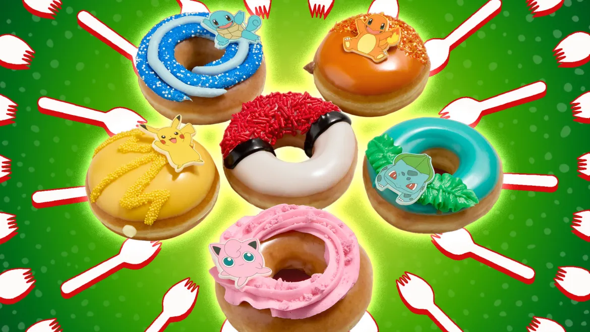 Krispy Kreme Pokémon Donuts