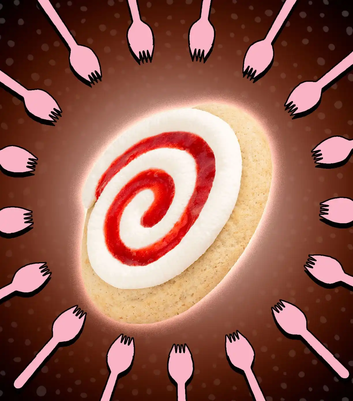 Strawberry Shortcake Roll Little Debbie Crumbl Cookie