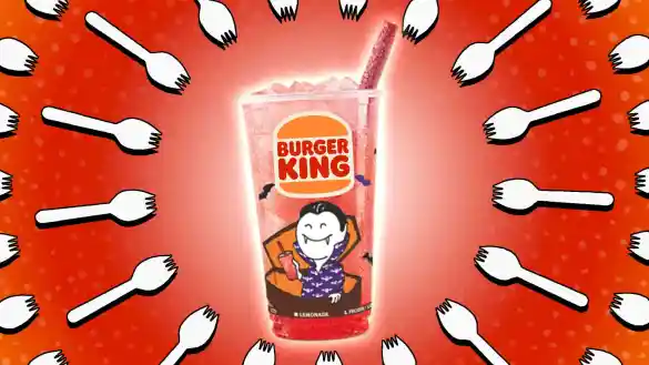 Burger King's Vampire's Bite Strawberry and Sprite