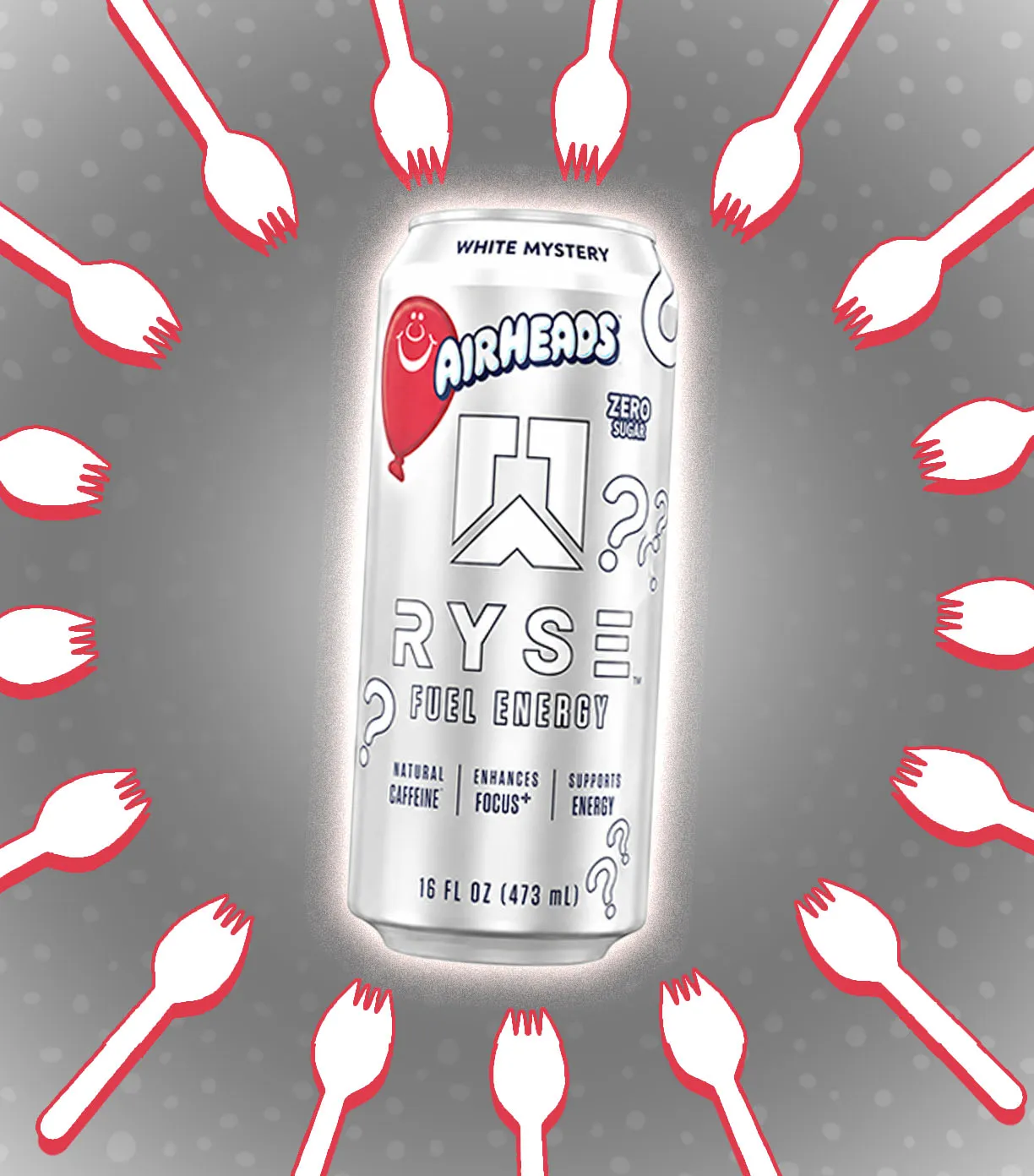 RYSE AirHeads White Mystery Energy