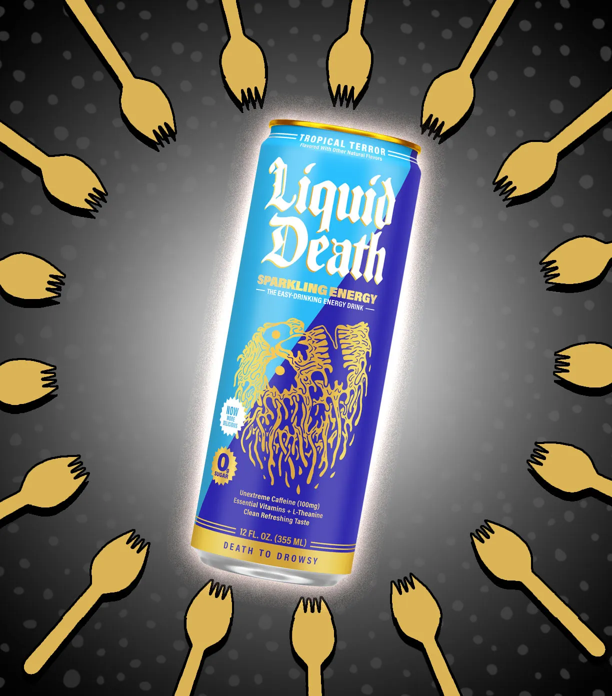 Liquid Death Tropical Terror Sparkling Energy